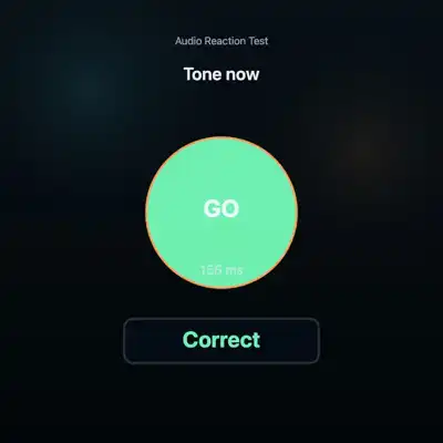 音訊反應測試